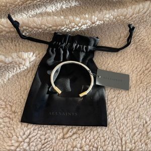 AllSaints Two Tone Cuff Bracelet